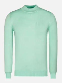Wam Denim Siena Round-Necked Menthol Sweater| Sweaters