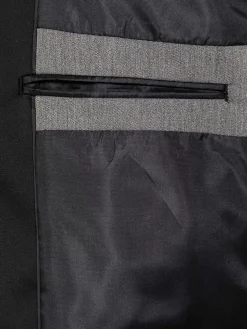 Wam Denim Slim Fit Double Breasted Grey Colbert| Colberts