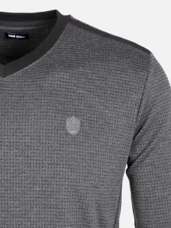 Wam Denim Sweater 76313 Aluva Anthracite| Sweaters