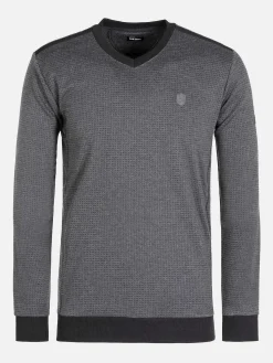 Wam Denim Sweater 76313 Aluva Anthracite| Sweaters