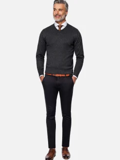 Wam Denim Sweater 76367 Anthracite| Sweaters