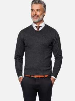Wam Denim Sweater 76367 Anthracite| Sweaters