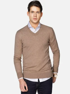 Wam Denim Sweater 76328 Beja Beige| Sweaters
