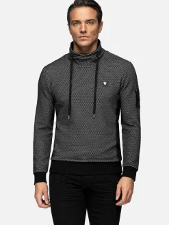 Wam Denim Sweater 76351 Calvan Black| Sweaters