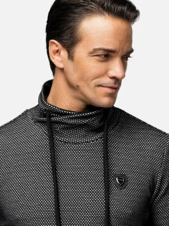 Wam Denim Sweater 76351 Calvan Black| Sweaters