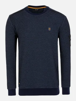 Wam Denim Sweater 76330 Foyel Navy| Sweaters