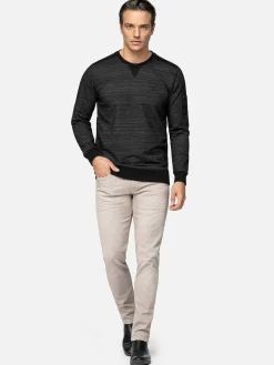 Wam Denim Sweater 76342 Grande Black| Sweaters