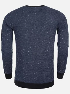 Wam Denim Sweater 76266 Kansas City Navy| Sweaters