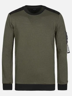 Wam Denim Sweater 76310 Marville Khaki| Sweaters