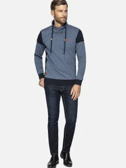 Wam Denim Sweater 76359 Newton Indigo| Sweaters