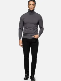 Wam Denim Sweater 76344 Reinel Anthracite| Sweaters