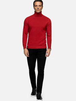 Wam Denim Sweater 76344 Reinel Red| Sweaters