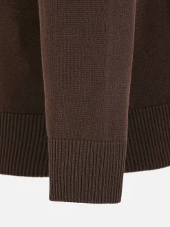 Wam Denim Sweater 76345 Yard Brown| Sweaters