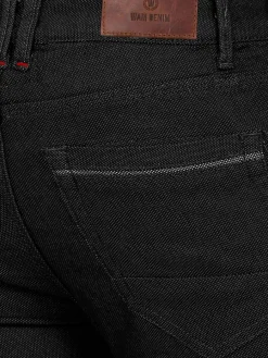 Wam Denim Swindon Stretch Slim Fit Black Jeans| Jeans