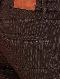 Wam Denim Swindon Stretch Slim Fit Brown Jeans| Jeans