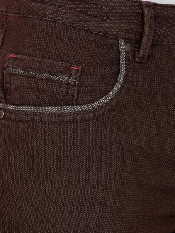 Wam Denim Swindon Stretch Slim Fit Brown Jeans| Jeans