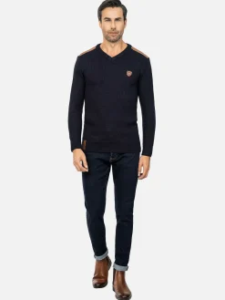 Wam Denim Truien 77534 Wallance Navy| Truien