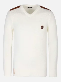 Wam Denim Truien 77534 Wallance Off White| Truien