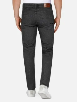Wam Denim Twilight Mini Check Slim Fit Anthracite Jeans| Jeans
