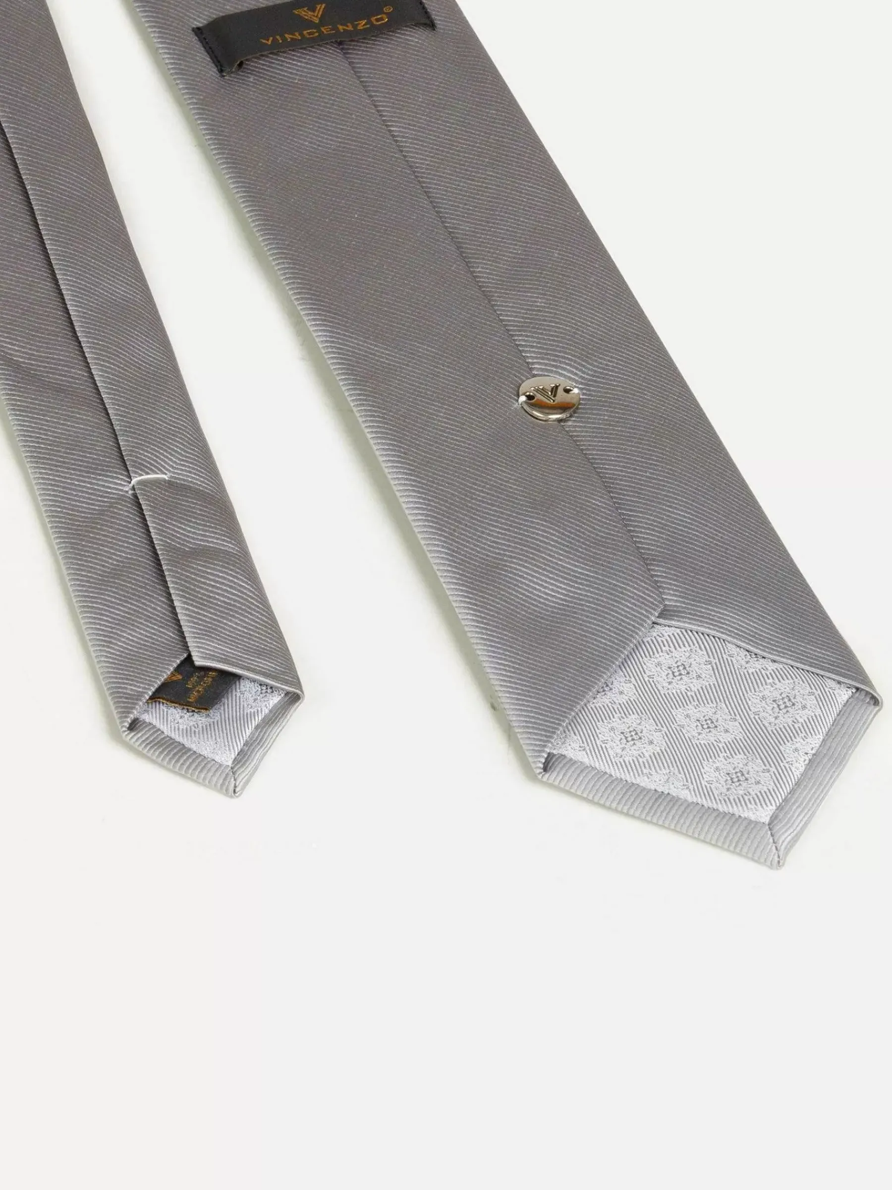 Wam Denim William Powell Light Grey Stropdas| Stropdassen