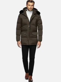 Wam Denim Winterjassen 71273 Jilliam Khaki| Winterjassen